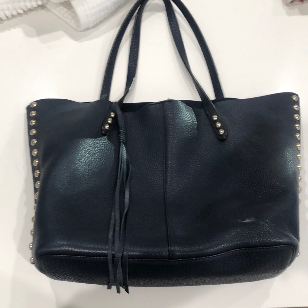 Rebecca Minkoff unlined navy tote